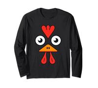 Motif coq mignon pour hommes, femmes, enfants, amateurs de coq Manche Longue