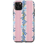Motif Coquette Bleu Forget Me Not Bows Coque pour iPhone 11 Pro Max