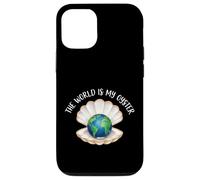 Motif Coquillage du Globe terrestre The World is My Oyster Coque pour iPhone 12/12 Pro