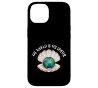 Motif Coquillage du Globe terrestre The World is My Oyster Coque pour iPhone 14