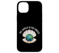 Motif Coquillage du Globe terrestre The World is My Oyster Coque pour iPhone 14 Plus