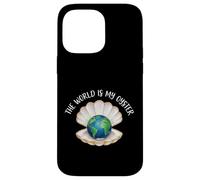 Motif Coquillage du Globe terrestre The World is My Oyster Coque pour iPhone 14 Pro Max