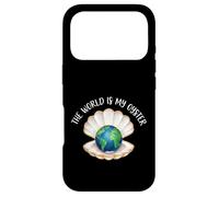 Motif Coquillage du Globe terrestre The World is My Oyster Coque pour iPhone 17 Pro