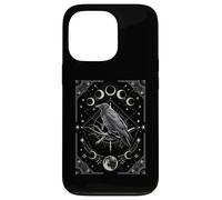 Motif Corbeau de Minuit et Corbeau Mystique Sorcellerie Coque pour iPhone 13 Pro