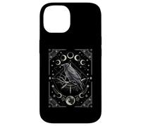 Motif Corbeau de Minuit et Corbeau Mystique Sorcellerie Coque pour iPhone 14