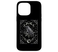 Motif Corbeau de Minuit et Corbeau Mystique Sorcellerie Coque pour iPhone 14 Pro Max