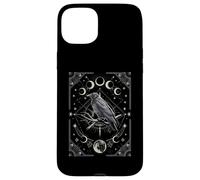 Motif Corbeau de Minuit et Corbeau Mystique Sorcellerie Coque pour iPhone 15 Plus