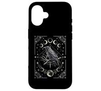 Motif Corbeau de Minuit et Corbeau Mystique Sorcellerie Coque pour iPhone 16