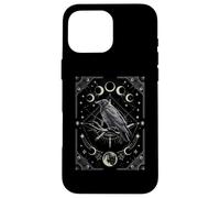 Motif Corbeau de Minuit et Corbeau Mystique Sorcellerie Coque pour iPhone 16 Pro Max