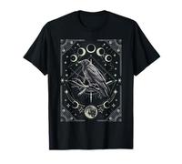 Motif corbeau de minuit et corbeau mystique sorcellerie T-Shirt