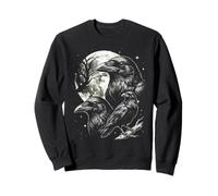 Motif Corbeau Style années 90 Vintage esthétique Y2K Sweatshirt