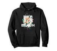 Motif Coucher de Soleil de Palmier de la Caroline du Sud de Myrtle Beach Sweat à Capuche