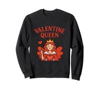 Motif couronné d'amour pour la Saint-Valentin Sweatshirt
