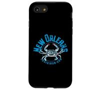 Motif Crabe Bleu de la Nouvelle-Orléans Louisiane Coque pour iPhone SE (2020) / 7/8