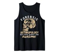 Motif crâne d'anthropologie médico-légale Débardeur