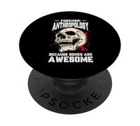 Motif crâne d'anthropologie médico-légale PopSockets PopGrip Adhésif