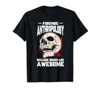 Motif crâne d'anthropologie médico-légale T-Shirt