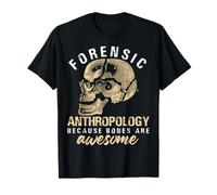 Motif crâne d'anthropologie médico-légale T-Shirt