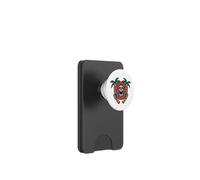 Motif crâne et palmier - Mains squelettes PopSockets PopWallet pour MagSafe