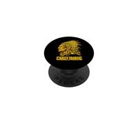 Motif Crazy Horse Native American Heritage Spirit PopSockets PopGrip Adhésif