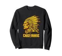 Motif Crazy Horse Native American Heritage Spirit Sweatshirt