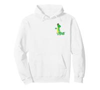 Motif Crocodile Amusant avec Dos Crocodile Sweat à Capuche