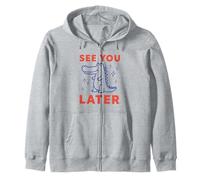 Motif Crocodile Mignon avec Inscription « See You Later » Sweat à Capuche