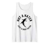 Motif Crocodile Mignon « Not a Hater Just a Baby Gator » Débardeur