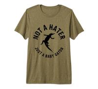 Motif Crocodile Mignon « Not a Hater Just a Baby Gator » T-Shirt Haut de Gamme