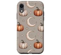 Motif Croissant de Citrouille bohème pour Halloween Coque pour iPhone XR