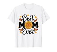 Motif cœur « Best Ever Mom » pour la fête des mères T-Shirt