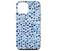 Motif cœur Bleu - Joli Petit cœur - Impression esthétique Coque pour iPhone 12 Mini