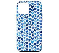 Motif cœur Bleu - Joli Petit cœur - Impression esthétique Coque pour iPhone 12 Mini