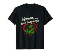 Motif cœur cobra Venom Is My Love Language T-Shirt