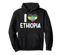 Motif cœur éthiopien « I Love Ethiopia » Sweat à Capuche