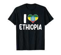 Motif cœur éthiopien « I Love Ethiopia » T-Shirt
