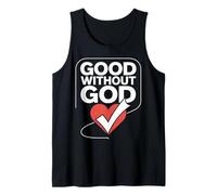 Motif cœur « Good Without God » Débardeur