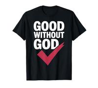 Motif cœur « Good Without God » T-Shirt