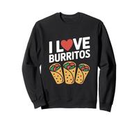 Motif cœur I Love Burritos Sweatshirt