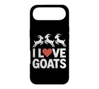 Motif cœur I Love Goats Enthusiasts Coque pour iPhone Air