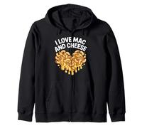 Motif cœur I Love Mac and Cheese Sweat à Capuche