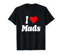 Motif cœur « I Love Mads » T-Shirt