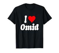 Motif cœur « I Love Omid » T-Shirt