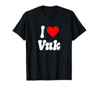 Motif cœur I Love Vuk T-Shirt