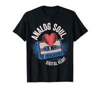 Motif cœur numérique analogique Soul T-Shirt