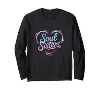 Motif cœur Vibrant Soul Sisters Manche Longue