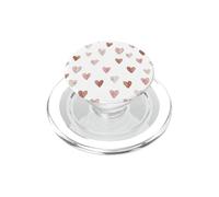 Motif cœurs | Amour Romantique Doux | Cœurs aquarelles PopSockets PopGrip pour MagSafe