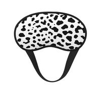 Motif dalmatien à taches noires,Masques de sommeil occultants, cache-yeux couvrants, masques de sommeil anti-lumière