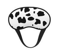 Motif dalmatien à taches noires,Masques de sommeil occultants, cache-yeux couvrants, masques de sommeil anti-lumière