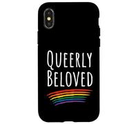Motif d'amour Arc-en-Ciel en Forme de fierté LGBTQ Coque pour iPhone X/XS